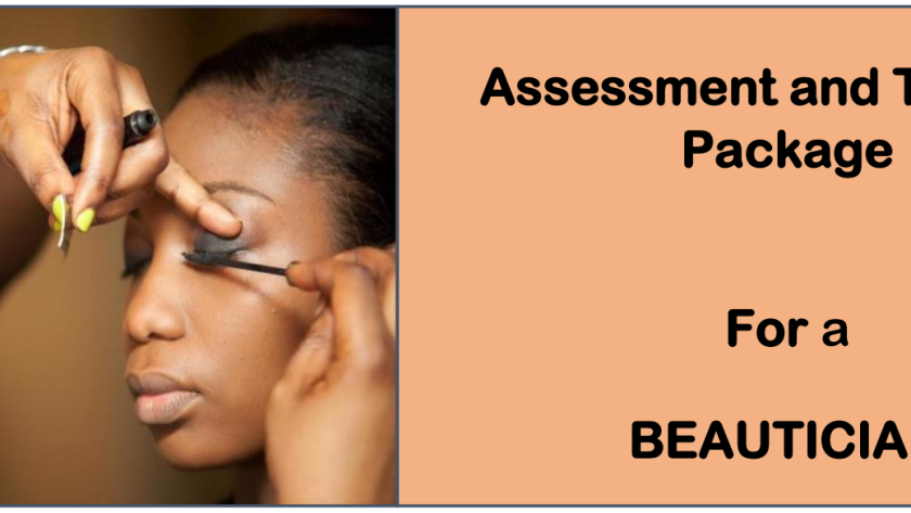 DIT-ASSESSMENT AND TRAINING PACKAGE FOR A BEAUTICIAN