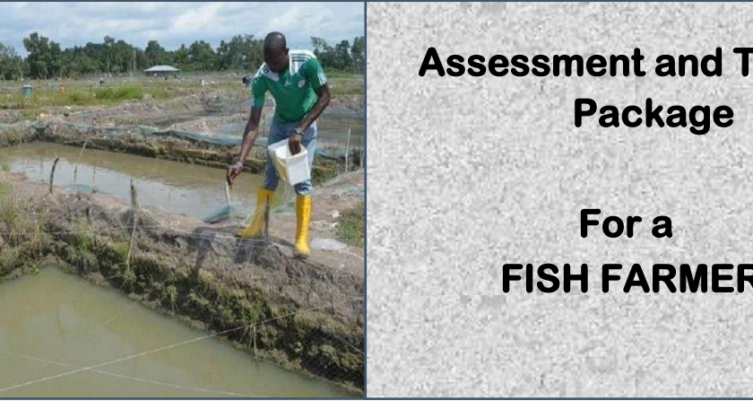 DIT - ASSESSMENT AND TRAINING PACKAGE FOR A FISH FARMER
