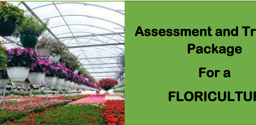 DIT - ASSESSMENT AND TRAINING PACKAGE FOR A FLORICULTURIST