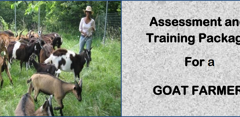DIT - ASSESSMENT AND TRAINING PACKAGE FOR A GOAT FARMER