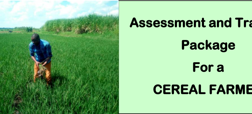 DIT - ASSESSMENT AND TRAINING PACKAGE FOR A CEREAL FARMER