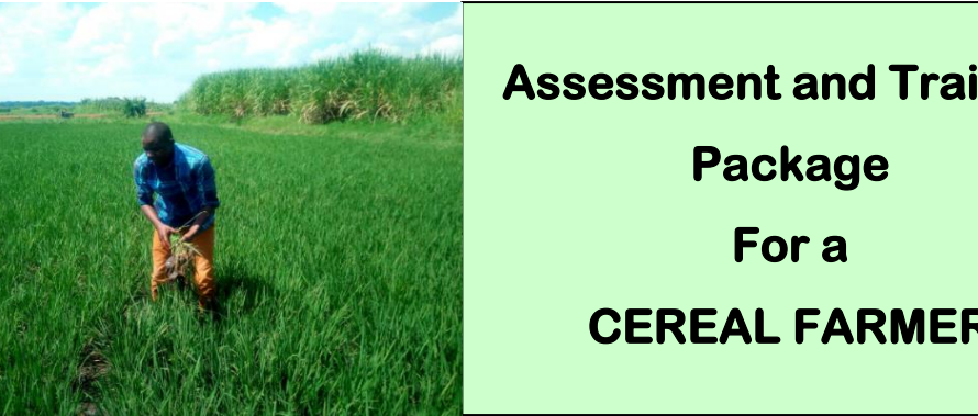 DIT - ASSESSMENT AND TRAINING PACKAGE FOR A CEREAL FARMER