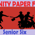 DIVINITY PAPER FOUR SENIOR SIX